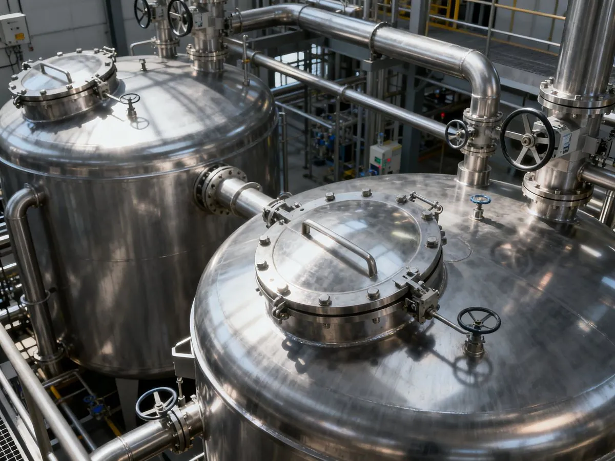 Chemical processing facility pipework